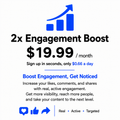 2x Engagement Boost - Influencer