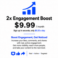 2x Engagement Boost - Micro Influencer